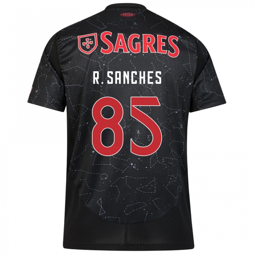 Enfant Maillot Renato Sanches #85 Noir Rouge Tenues Extérieur 2024/25 T-Shirt Belgique