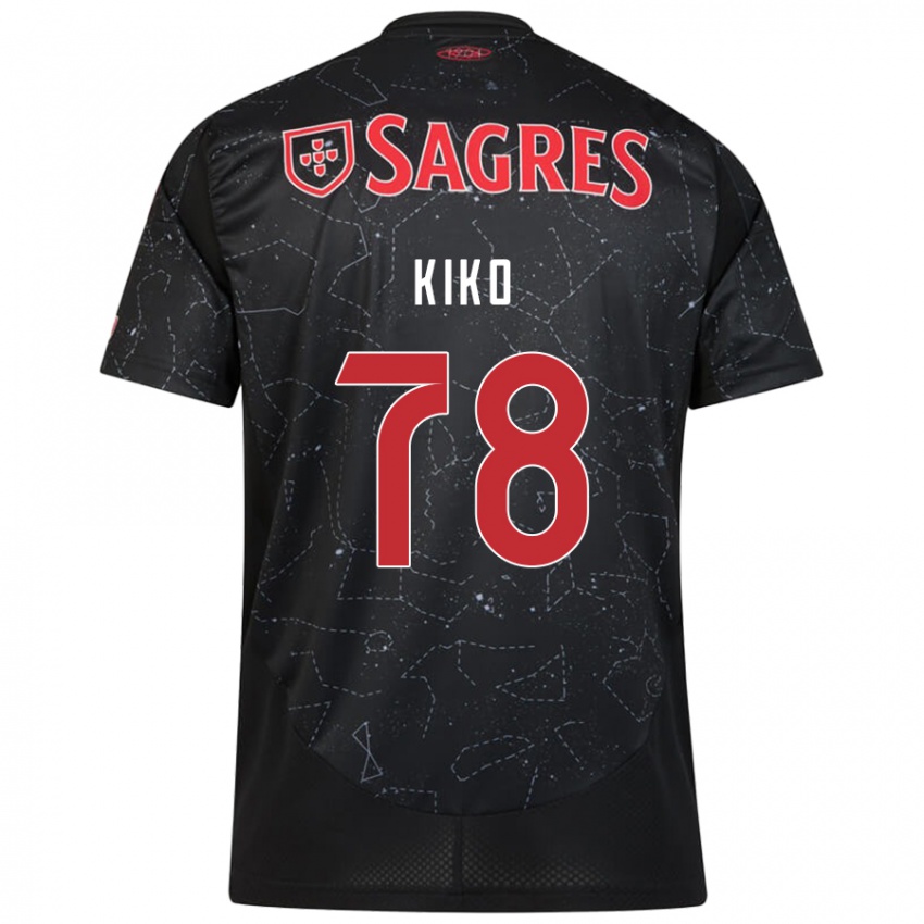 Kinderen Kiko #78 Zwart Rood Uitshirt Uittenue 2024/25 T-Shirt België