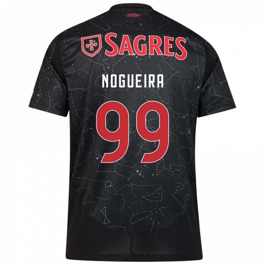 Enfant Maillot Beatriz Nogueira #99 Noir Rouge Tenues Extérieur 2024/25 T-Shirt Belgique