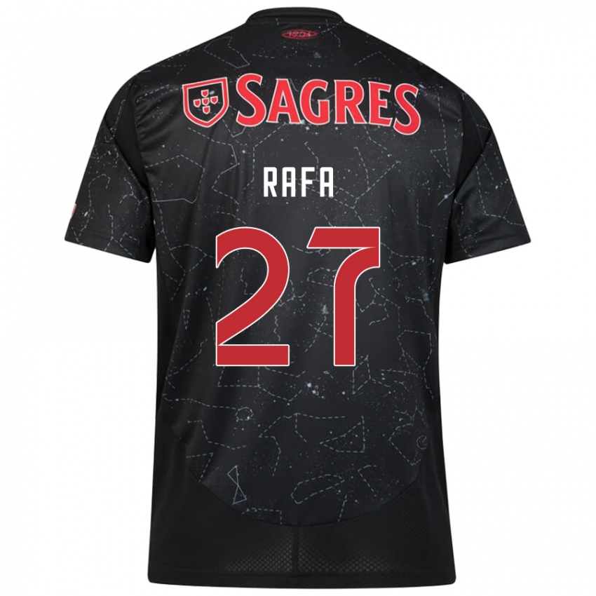 Enfant Maillot Rafa #27 Noir Rouge Tenues Extérieur 2024/25 T-Shirt Belgique