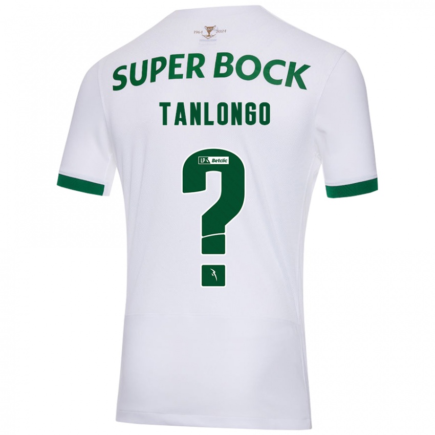 Enfant Maillot Mateo Tanlongo #0 Blanc Vert Tenues Extérieur 2024/25 T-Shirt Belgique