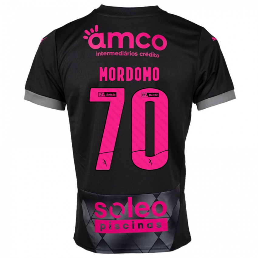 Kinderen Mordomo #70 Zwart Roze Uitshirt Uittenue 2024/25 T-Shirt België