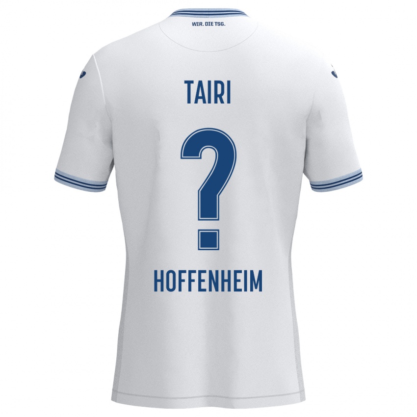 Kinder Zidan Tairi #0 Weiß Blau Auswärtstrikot Trikot 2024/25 T-Shirt Belgien