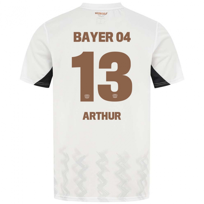 Kinder Arthur #13 Weiß Schwarz Auswärtstrikot Trikot 2024/25 T-Shirt Belgien