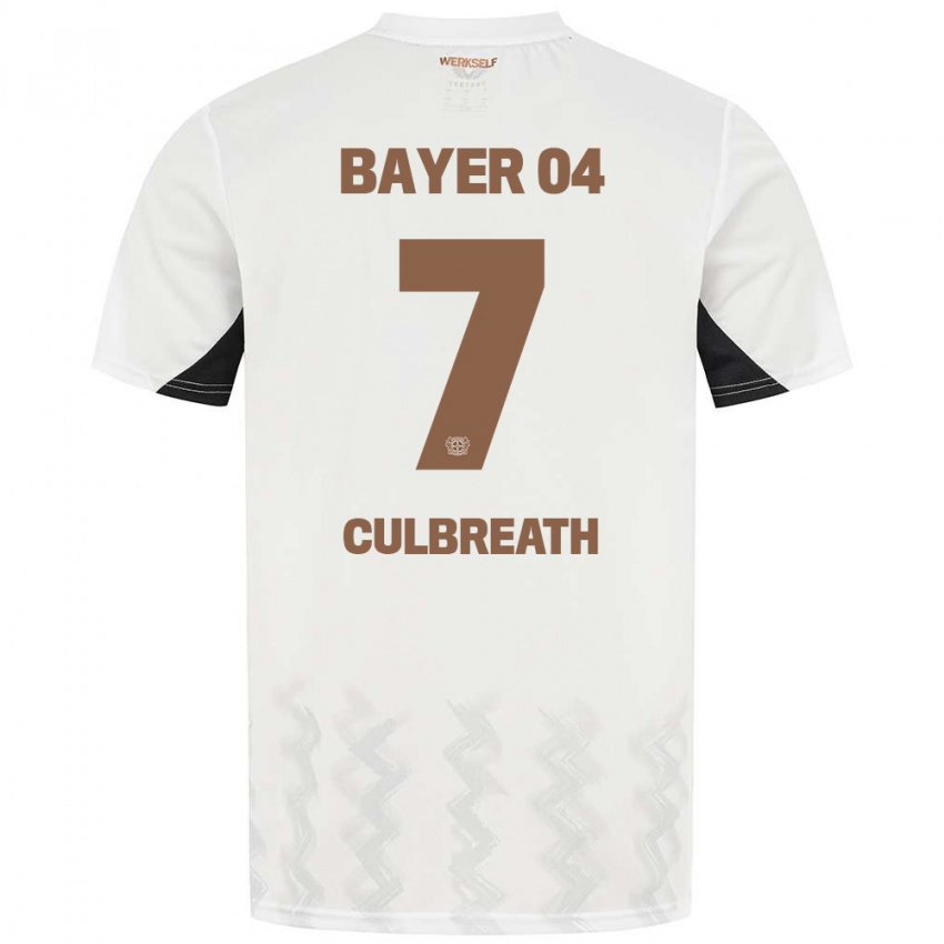 Kinderen Montrell Culbreath #7 Wit Zwart Uitshirt Uittenue 2024/25 T-Shirt België