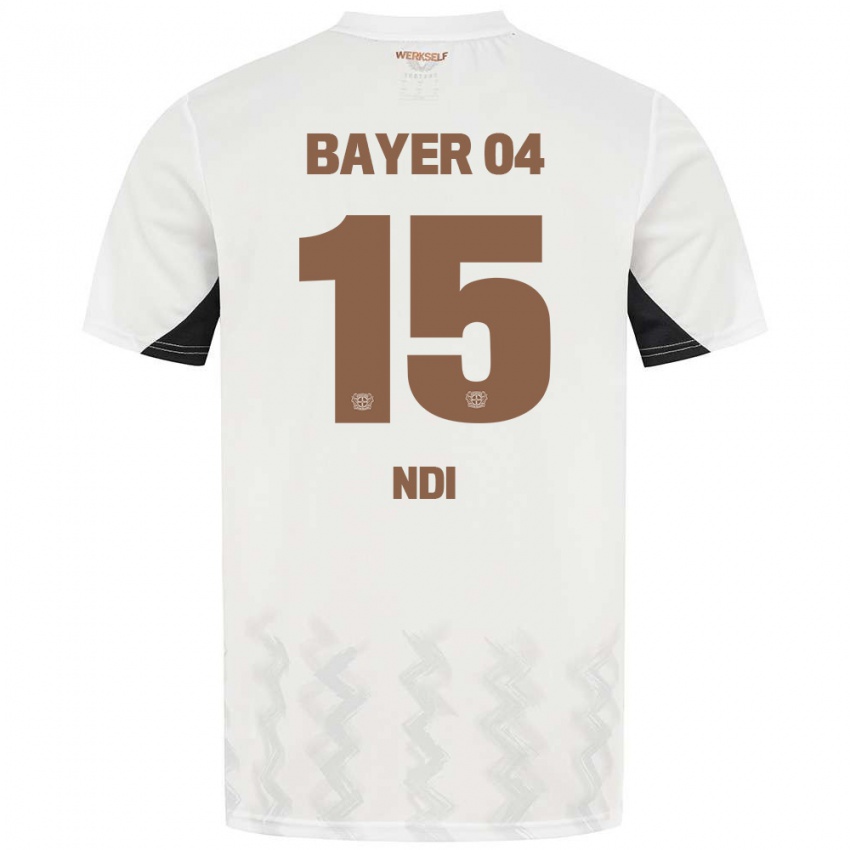 Kinderen Bradley Ndi #15 Wit Zwart Uitshirt Uittenue 2024/25 T-Shirt België