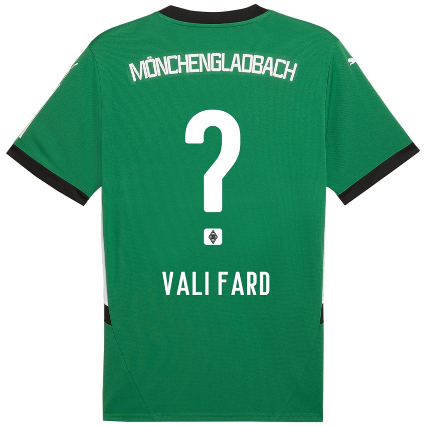 Kinderen Elias Vali Fard #0 Groen Wit Uitshirt Uittenue 2024/25 T-Shirt België