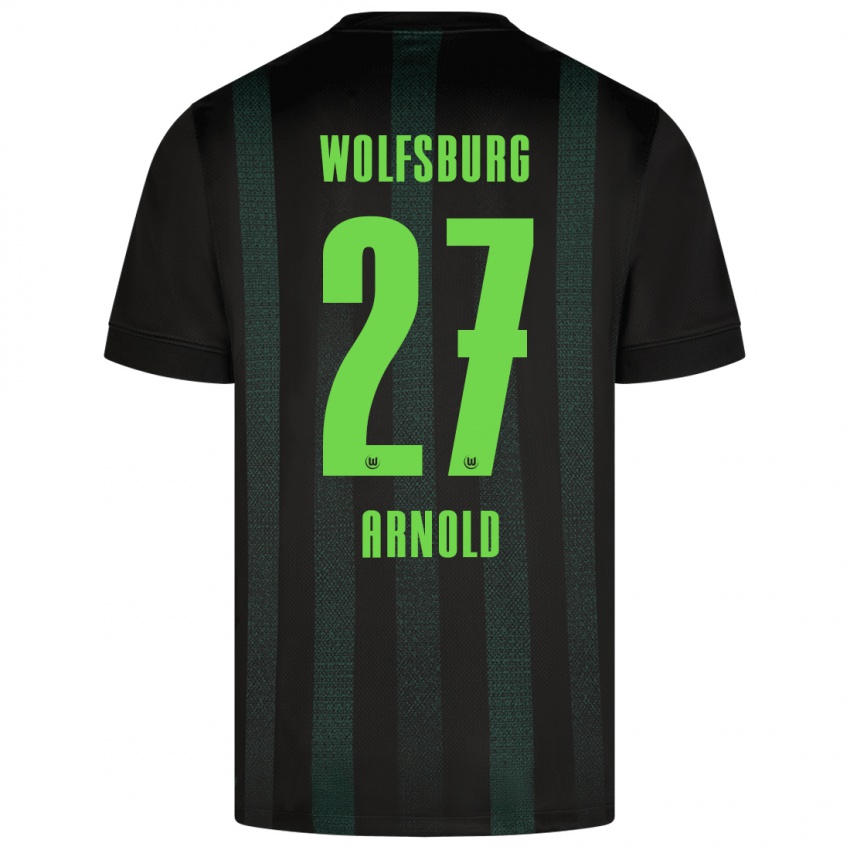 Kinder Maximilian Arnold #27 Dunkelgrün Auswärtstrikot Trikot 2024/25 T-Shirt Belgien