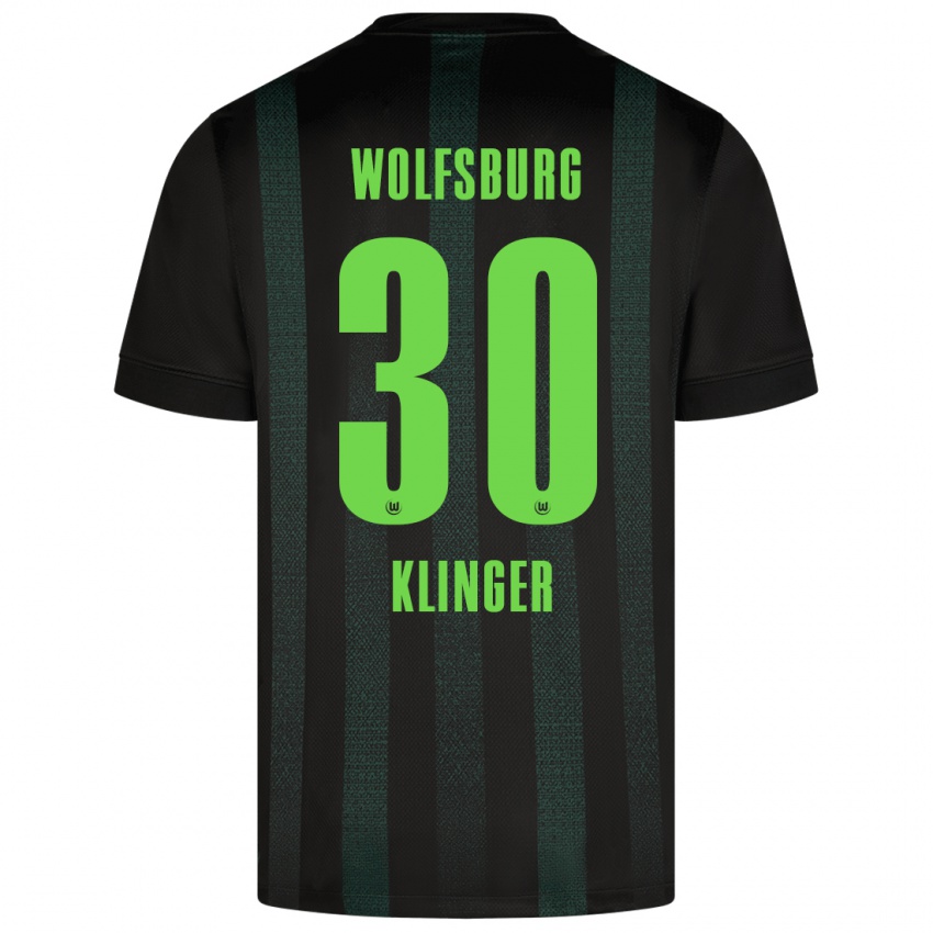 Kinderen Niklas Klinger #30 Donkergroen Uitshirt Uittenue 2024/25 T-Shirt België