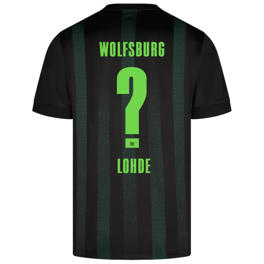 Kinder Sven Lohde #0 Dunkelgrün Auswärtstrikot Trikot 2024/25 T-Shirt Belgien