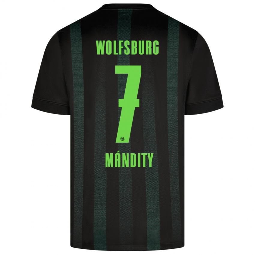 Kinder Márkó Mándity #7 Dunkelgrün Auswärtstrikot Trikot 2024/25 T-Shirt Belgien