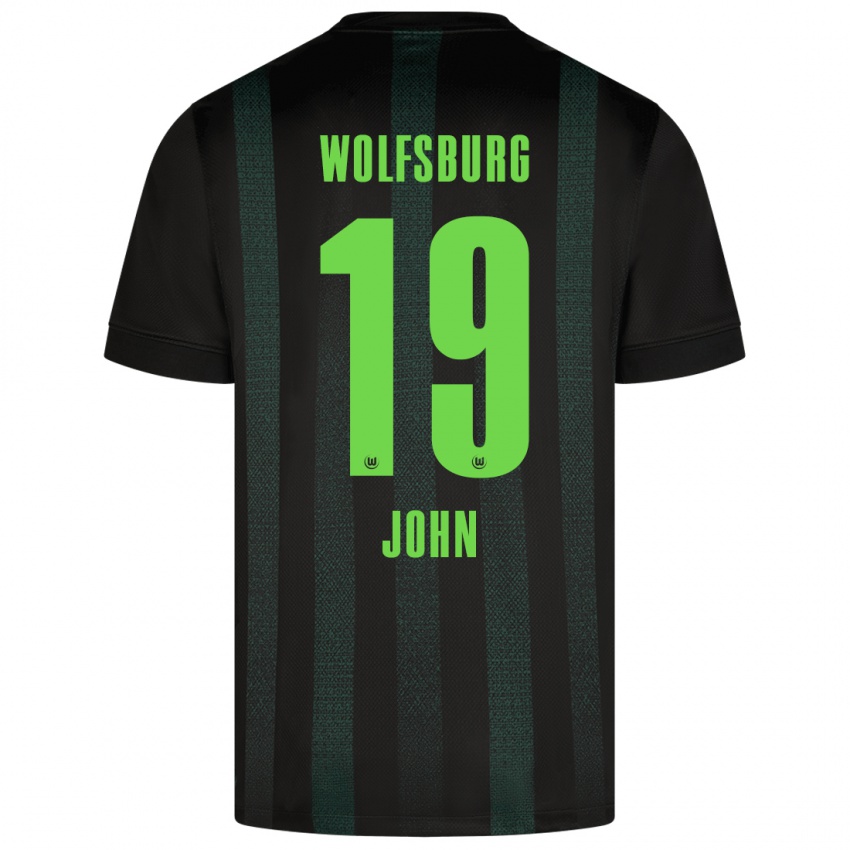 Kinder Michael John #19 Dunkelgrün Auswärtstrikot Trikot 2024/25 T-Shirt Belgien