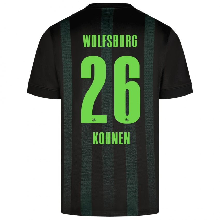 Kinder Ben Kohnen #26 Dunkelgrün Auswärtstrikot Trikot 2024/25 T-Shirt Belgien