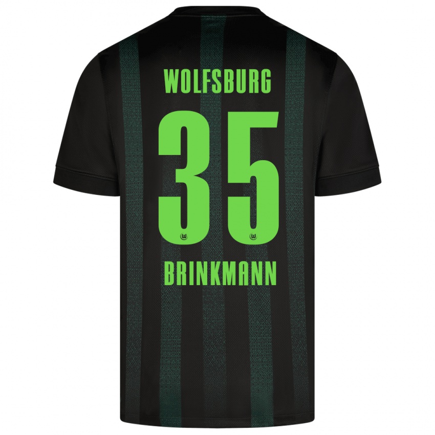 Kinder Karla Brinkmann #35 Dunkelgrün Auswärtstrikot Trikot 2024/25 T-Shirt Belgien