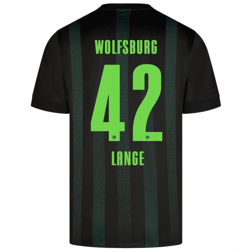 Kinder Felix Lange #42 Dunkelgrün Auswärtstrikot Trikot 2024/25 T-Shirt Belgien