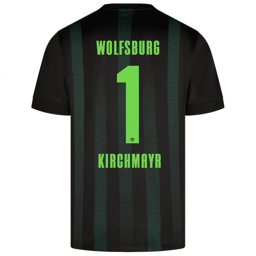 Kinder Juri Kirchmayr #1 Dunkelgrün Auswärtstrikot Trikot 2024/25 T-Shirt Belgien