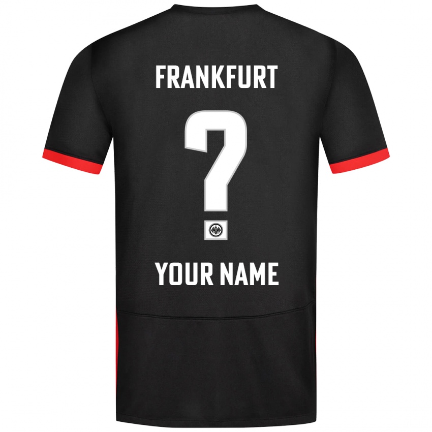 Kinder Ihren Namen #0 Schwarz Auswärtstrikot Trikot 2024/25 T-Shirt Belgien