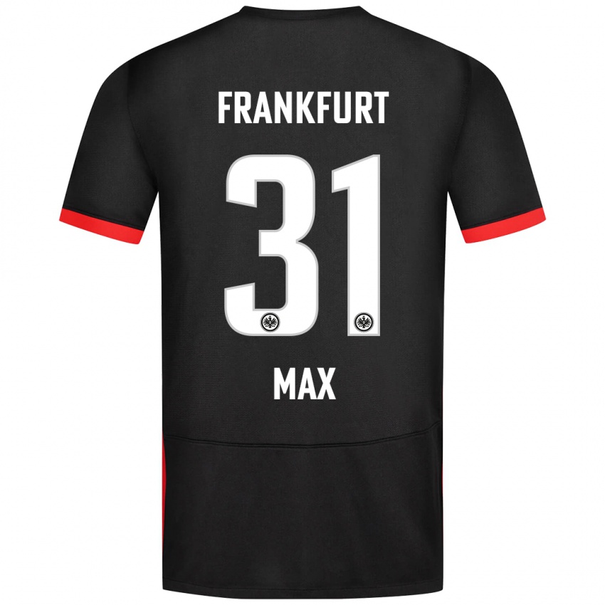 Kinder Philipp Max #31 Schwarz Auswärtstrikot Trikot 2024/25 T-Shirt Belgien