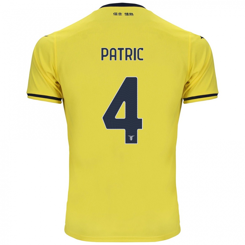 Kinderen Patric #4 Geel Uitshirt Uittenue 2024/25 T-Shirt België