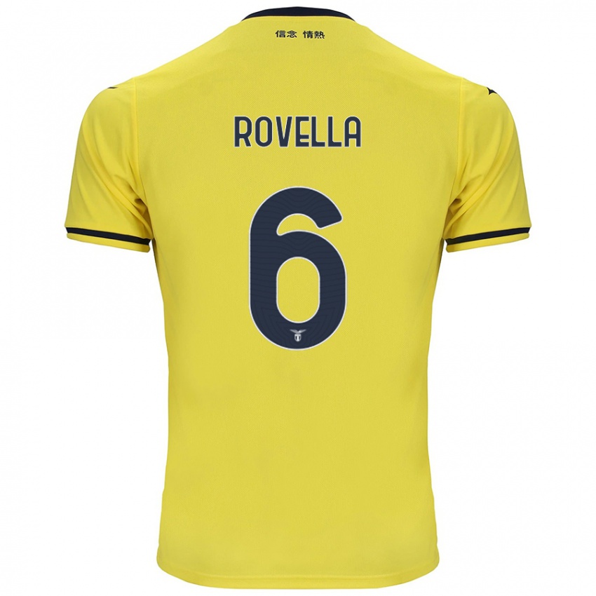 Kinderen Nicolo Rovella #6 Geel Uitshirt Uittenue 2024/25 T-Shirt België