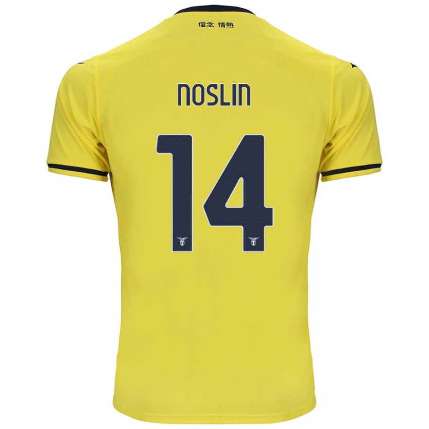 Kinderen Tijjani Noslin #14 Geel Uitshirt Uittenue 2024/25 T-Shirt België