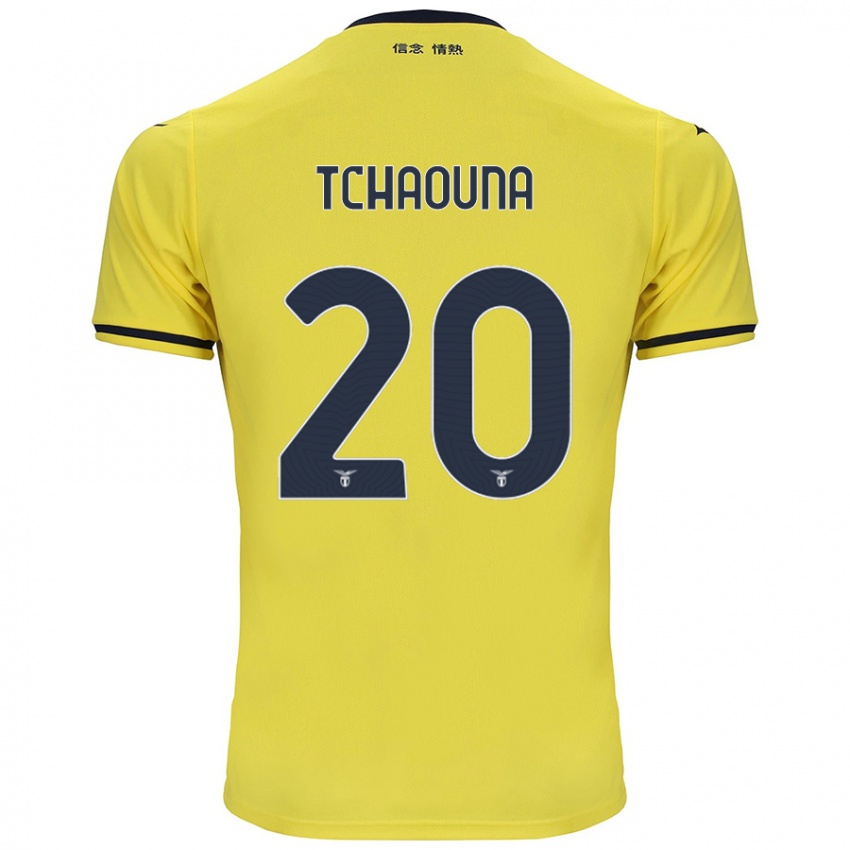 Kinderen Loum Tchaouna #20 Geel Uitshirt Uittenue 2024/25 T-Shirt België