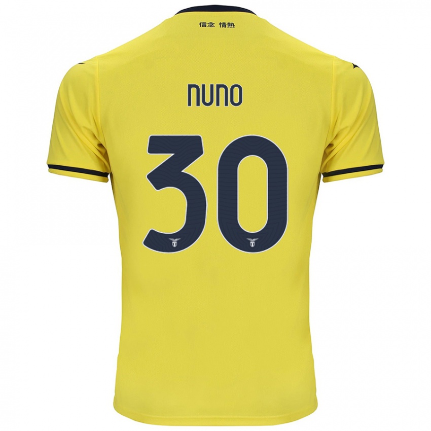 Kinderen Nuno Tavares #30 Geel Uitshirt Uittenue 2024/25 T-Shirt België