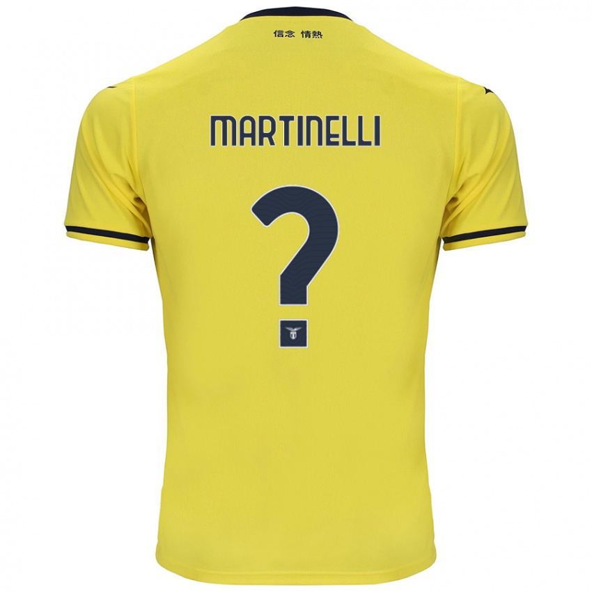 Kinderen Leonardo Martinelli #0 Geel Uitshirt Uittenue 2024/25 T-Shirt België