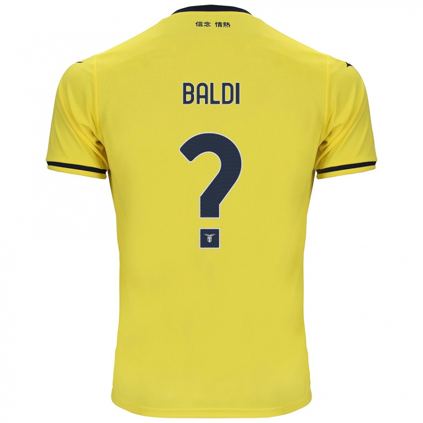 Kinderen Mattia Santagostino Baldi #0 Geel Uitshirt Uittenue 2024/25 T-Shirt België