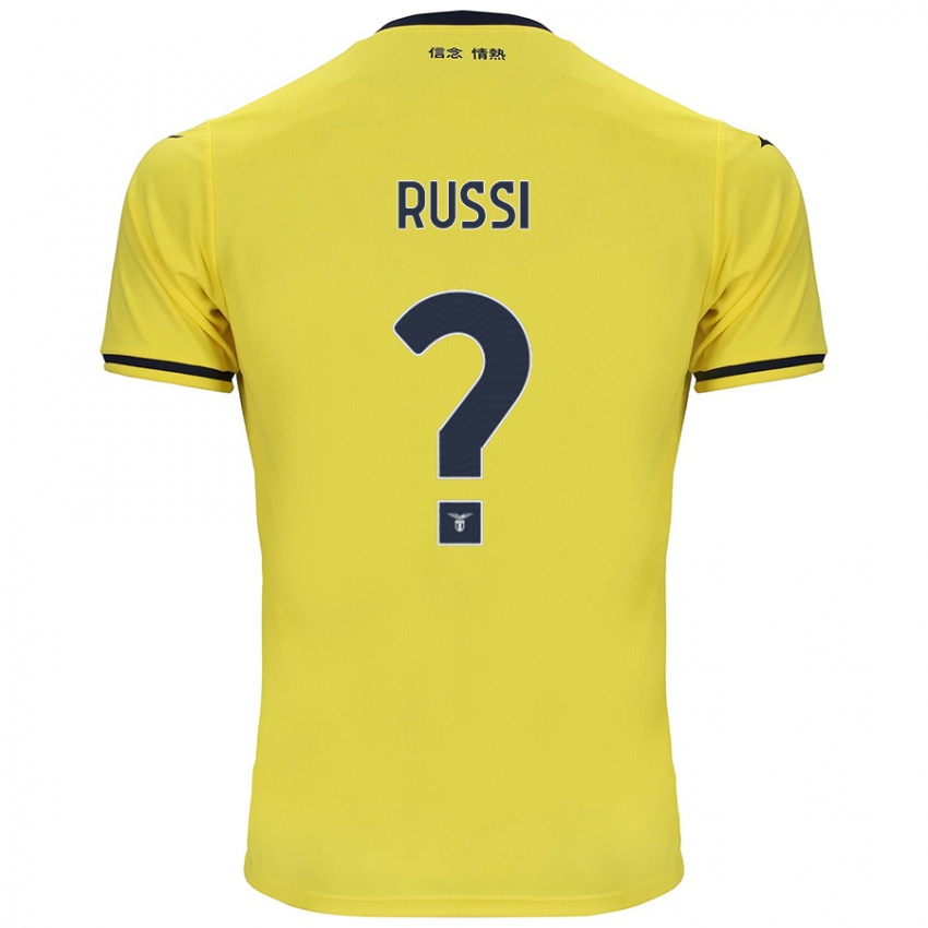 Kinderen Gabriele Russi #0 Geel Uitshirt Uittenue 2024/25 T-Shirt België