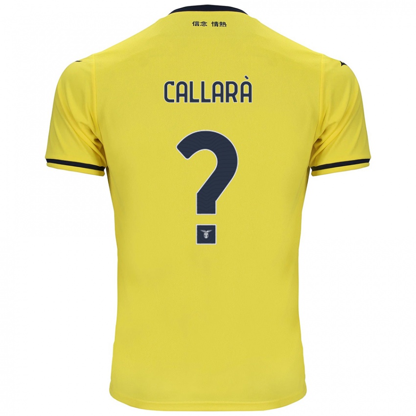 Kinderen Nicholas Callarà #0 Geel Uitshirt Uittenue 2024/25 T-Shirt België