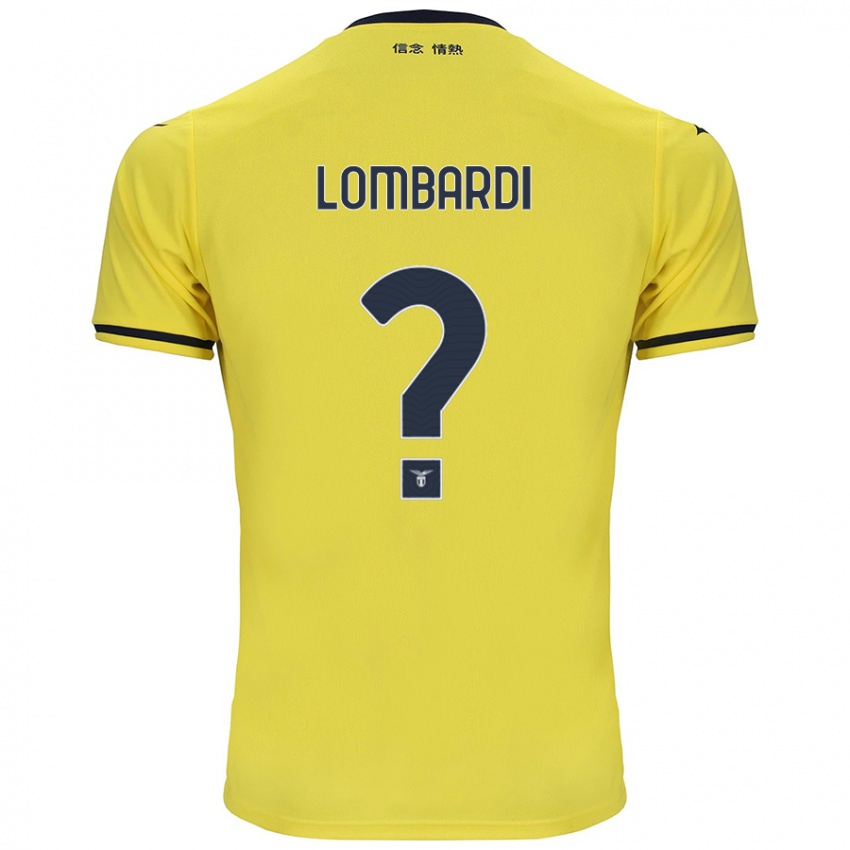 Kinderen Pierlorenzo Lombardi #0 Geel Uitshirt Uittenue 2024/25 T-Shirt België