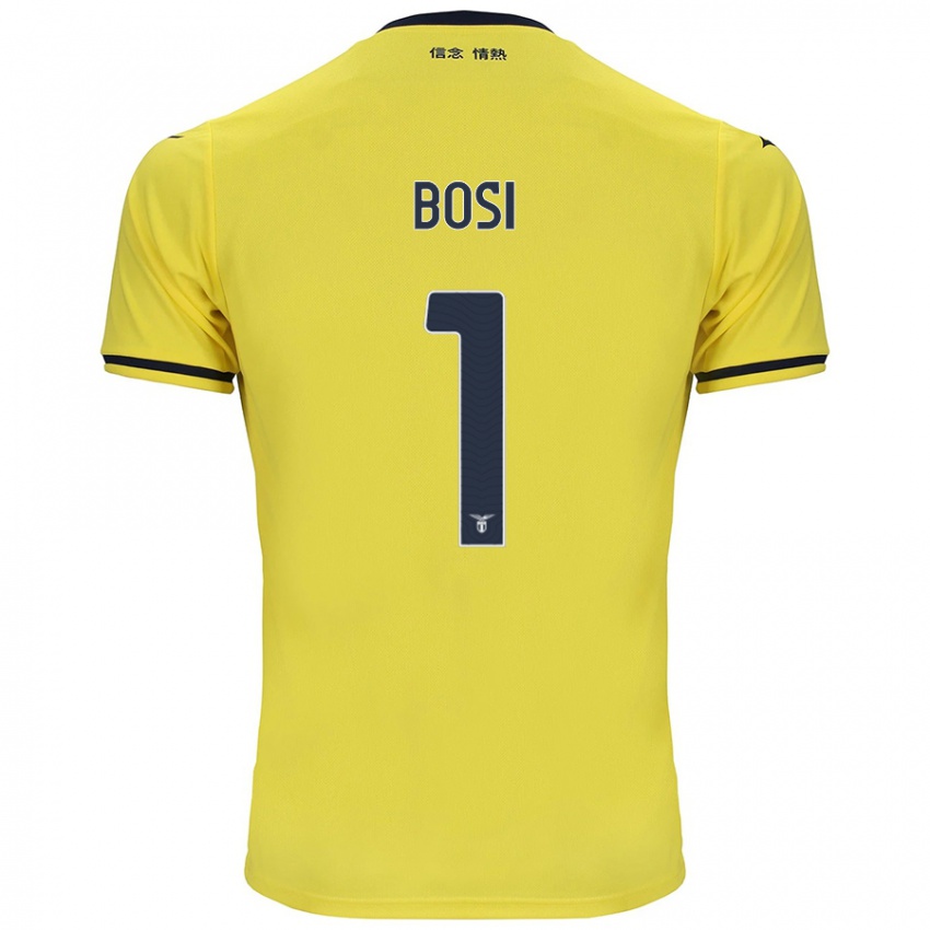 Kinderen Gioele Bosi #1 Geel Uitshirt Uittenue 2024/25 T-Shirt België