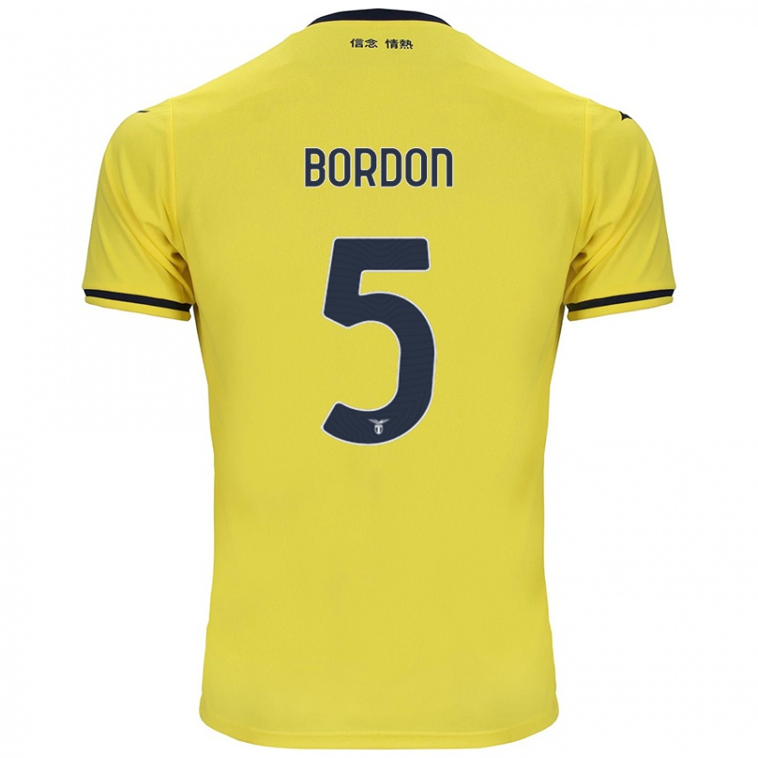 Kinderen Filipe Bordon #5 Geel Uitshirt Uittenue 2024/25 T-Shirt België