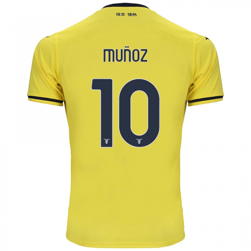 Kinderen Cristo Muñoz #10 Geel Uitshirt Uittenue 2024/25 T-Shirt België