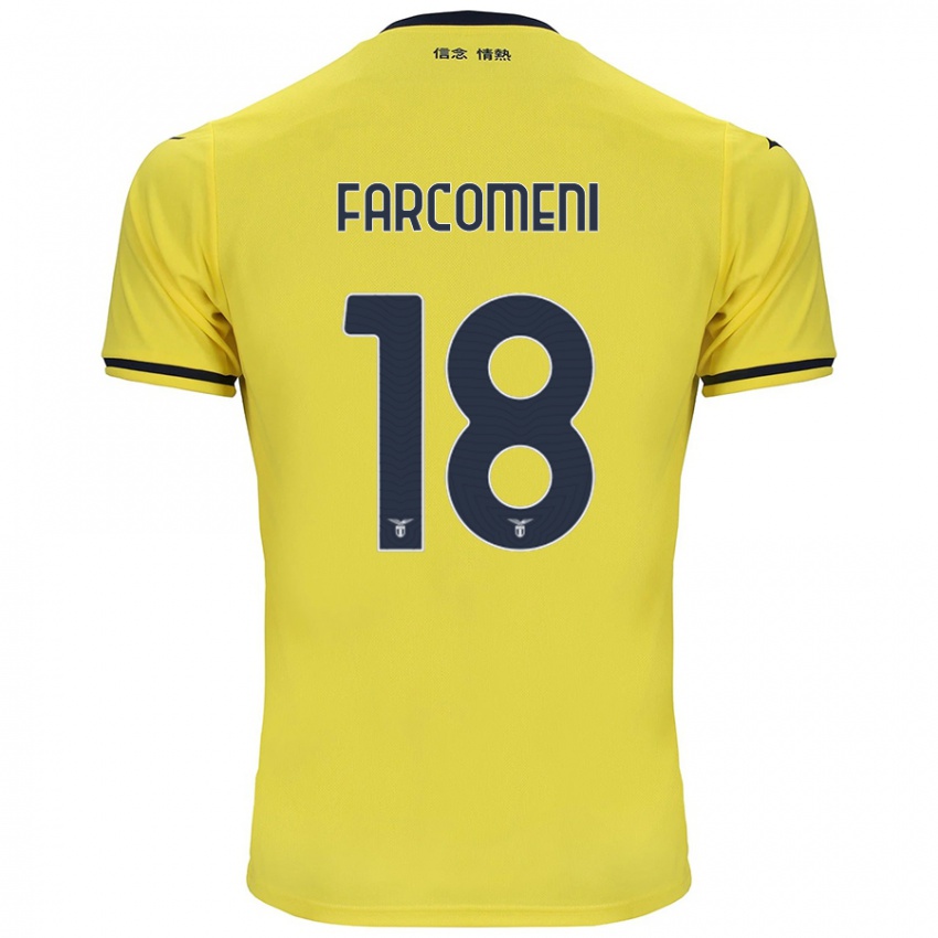 Kinderen Valerio Farcomeni #18 Geel Uitshirt Uittenue 2024/25 T-Shirt België