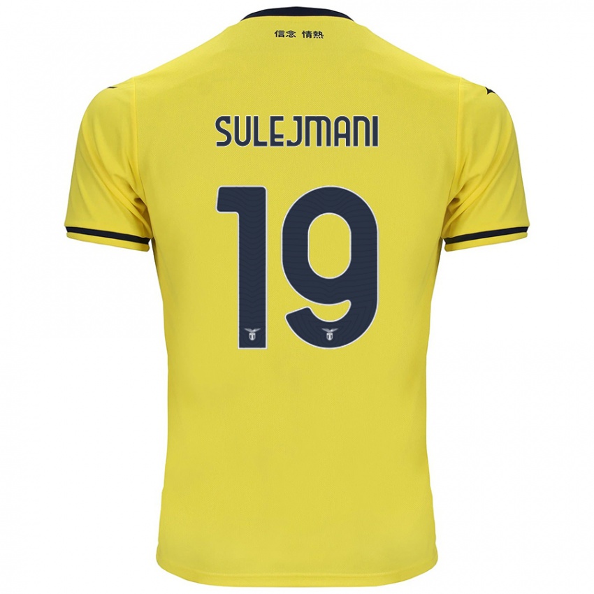 Kinderen Flavio Sulejmani #19 Geel Uitshirt Uittenue 2024/25 T-Shirt België