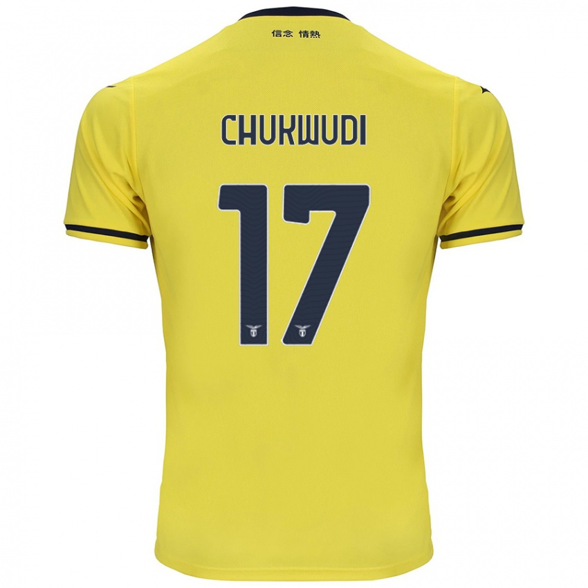 Kinderen Ogonna Franca Chukwudi #17 Geel Uitshirt Uittenue 2024/25 T-Shirt België