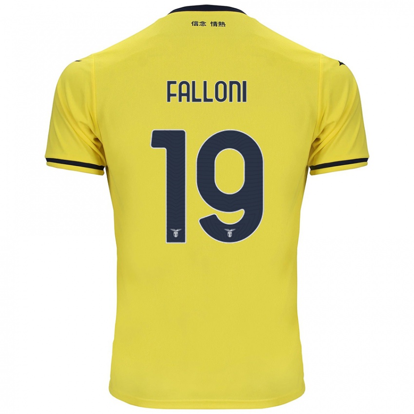 Kinderen Ludovica Falloni #19 Geel Uitshirt Uittenue 2024/25 T-Shirt België