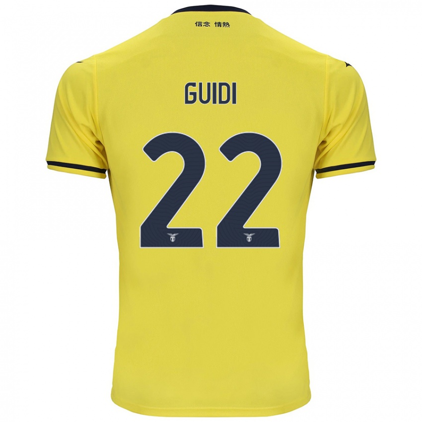 Kinderen Emma Guidi #22 Geel Uitshirt Uittenue 2024/25 T-Shirt België