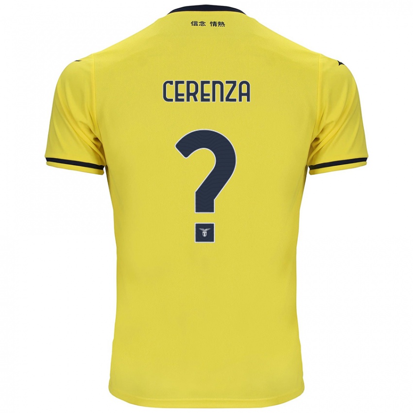 Kinderen Francesco Cerenza #0 Geel Uitshirt Uittenue 2024/25 T-Shirt België