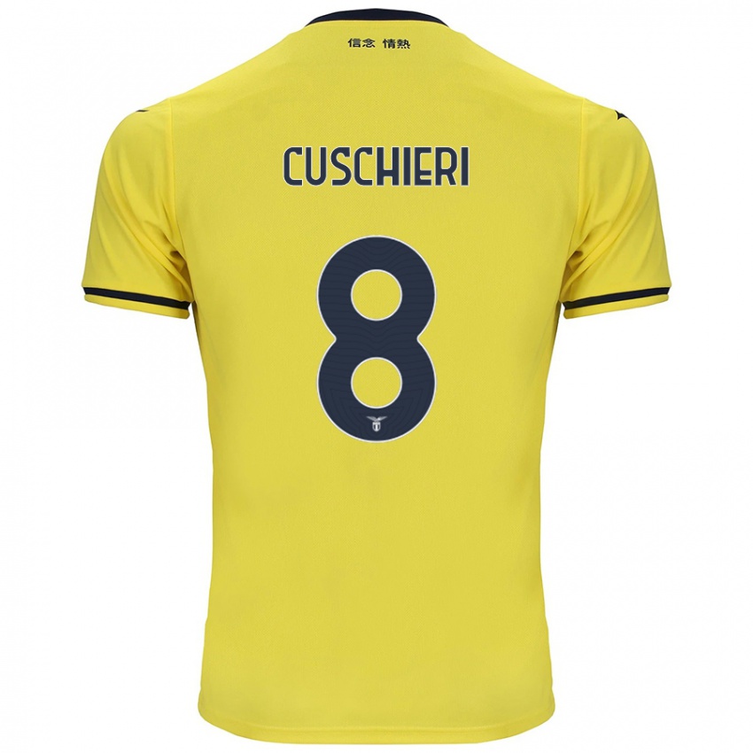 Kinderen Rachel Cuschieri #8 Geel Uitshirt Uittenue 2024/25 T-Shirt België