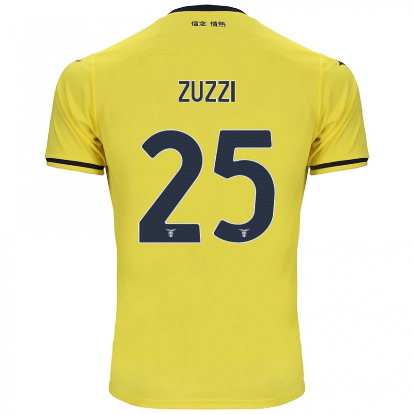 Kinderen Giorgia Zuzzi #25 Geel Uitshirt Uittenue 2024/25 T-Shirt België