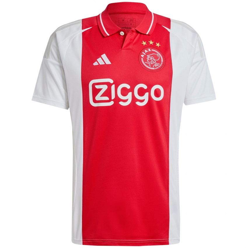 Heren Glenn Van Zoolingen #0 Rood Wit Thuisshirt Thuistenue 2024/25 T-Shirt België