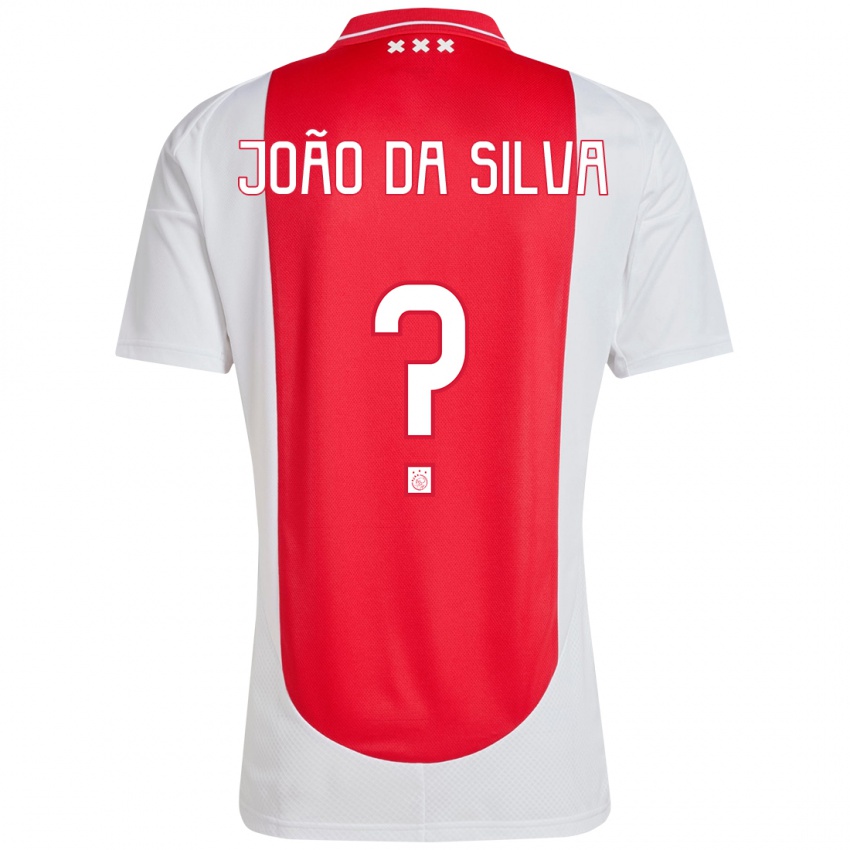 Heren Miguel João Da Silva #0 Rood Wit Thuisshirt Thuistenue 2024/25 T-Shirt België