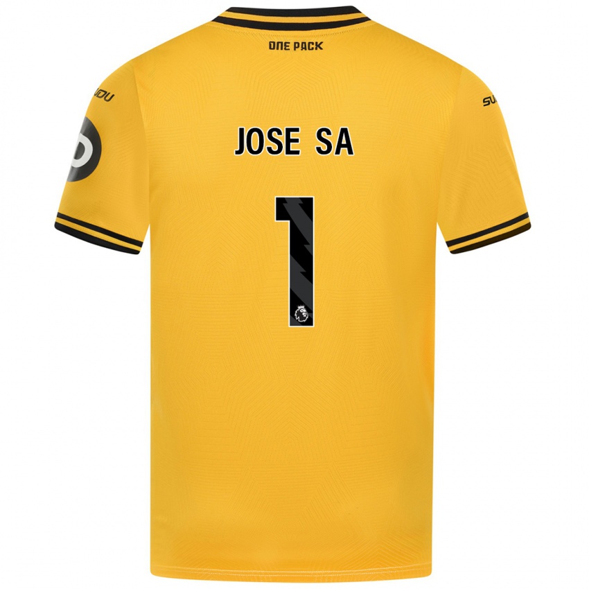 Homme Maillot Jose Sa #1 Jaune Tenues Domicile 2024/25 T-Shirt Belgique