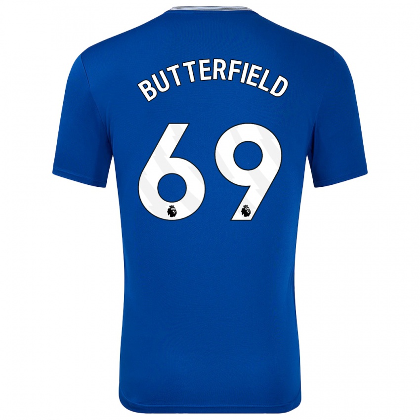 Homme Maillot Luke Butterfield #69 Bleu Avec Tenues Domicile 2024/25 T-Shirt Belgique