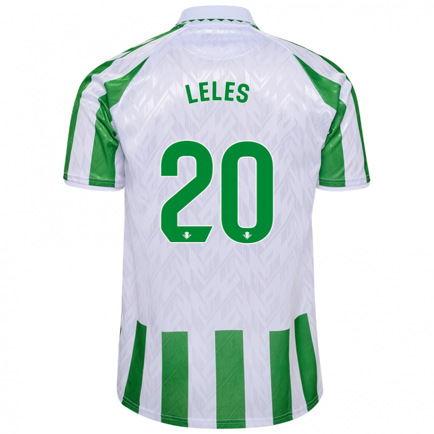 Heren María De Los Ángeles Carrión Egido #20 Groen Witte Strepen Thuisshirt Thuistenue 2024/25 T-Shirt België