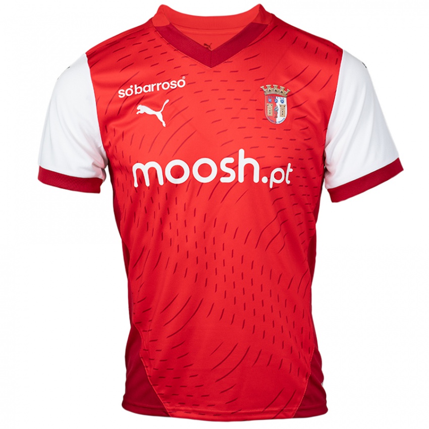 Heren Chissumba #55 Rood Wit Thuisshirt Thuistenue 2024/25 T-Shirt België