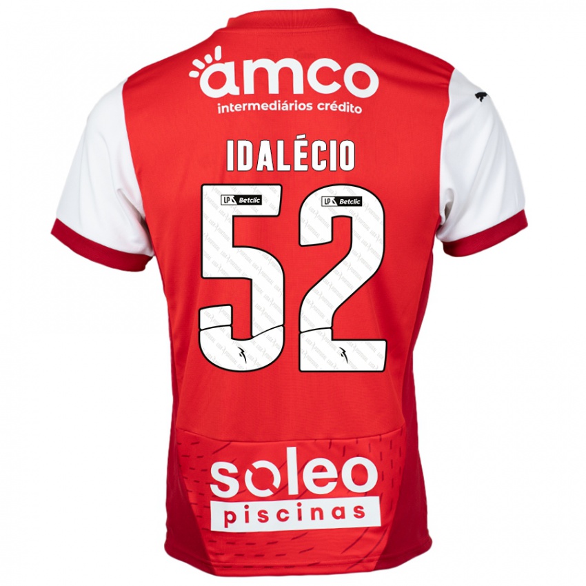 Heren Idalécio #52 Rood Wit Thuisshirt Thuistenue 2024/25 T-Shirt België